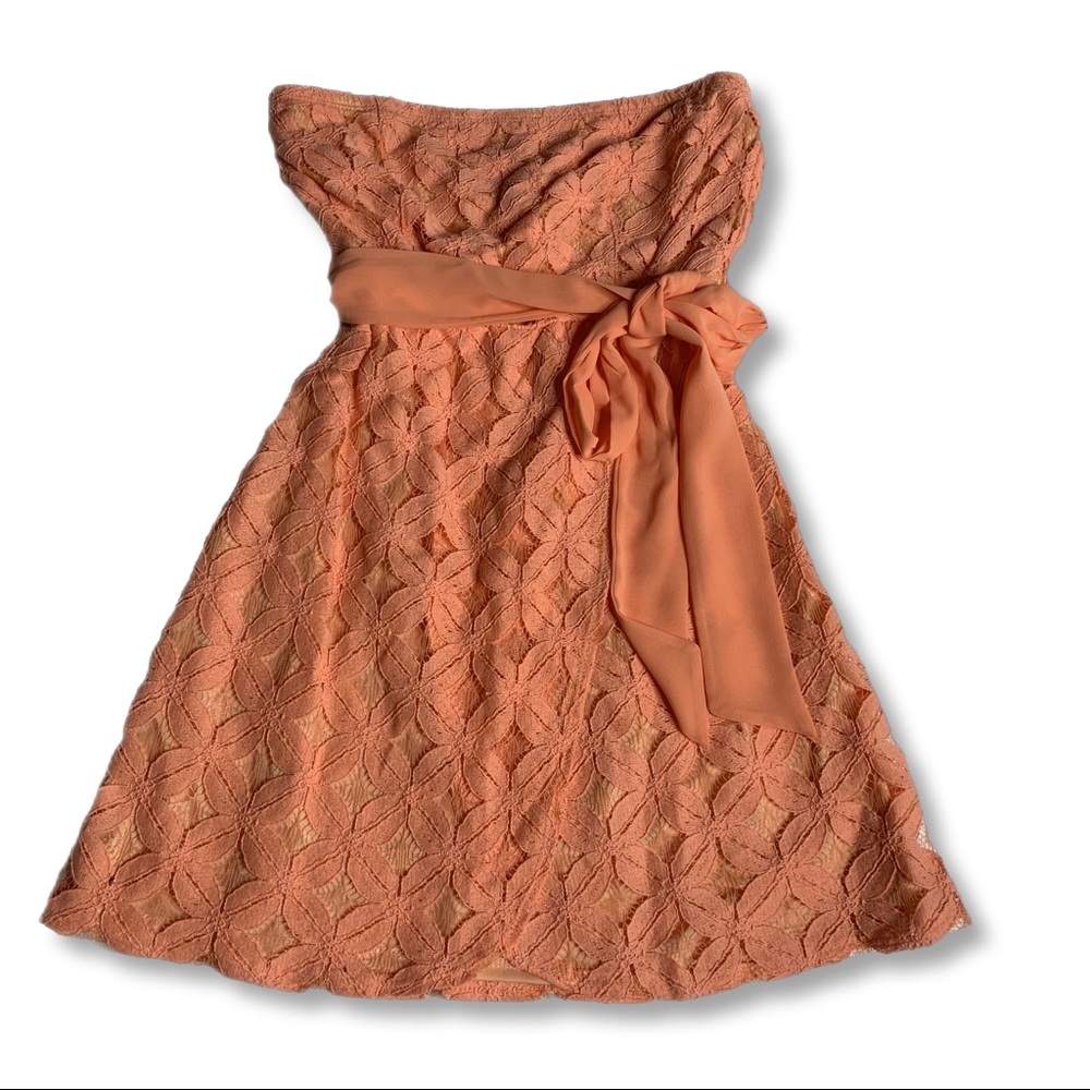J&M Clothing Lace Strapless Dress